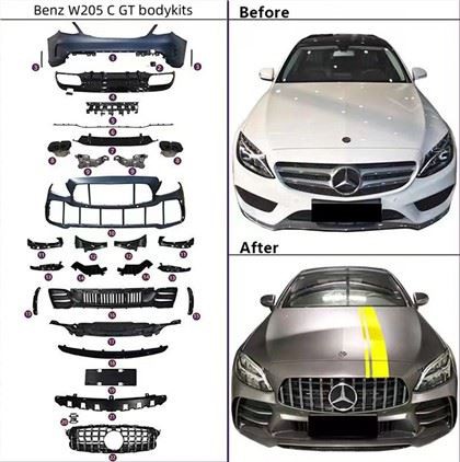 Kits carrosserie Benz W205 C GT